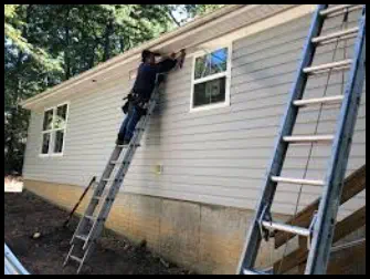 Man working on a Modular home