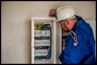 Electrician working